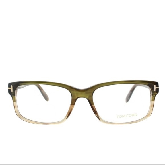 TOM FORD FT5313 098 Eyeglasses Dark Green Frame